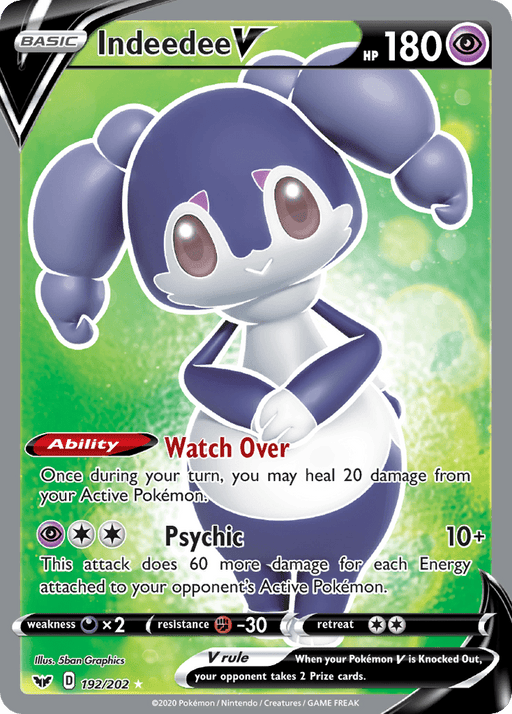 Indeedee V (Full Art) [SWSH01: Sword & Shield Base Set] 