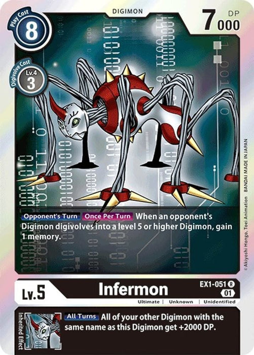 Infermon (#EX1-051 R) (Classic Collection) Near Mint Foil 