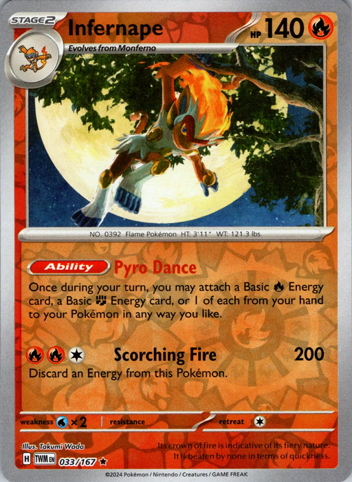 Infernape (033/167) [Scarlet & Violet: Twilight Masquerade] 