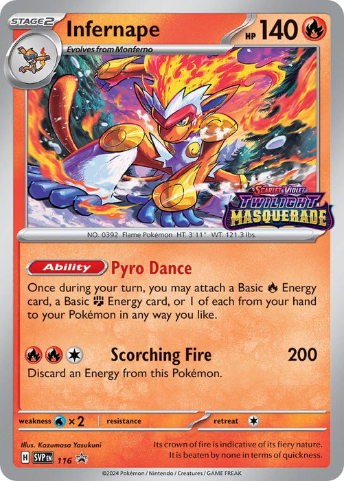 Infernape (116) [Scarlet & Violet: Black Star Promos] 