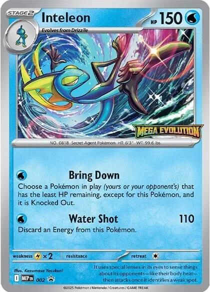 Inteleon (002) [Mega Evolutions Promo] 