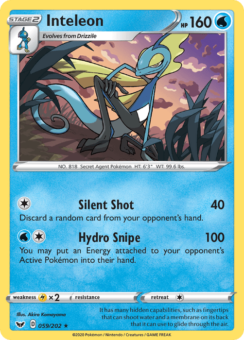 Inteleon (059) [SWSH01: Sword & Shield Base Set] 