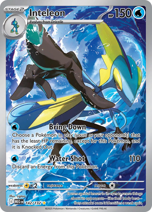Inteleon (142/132) [Mega Evolutions: Base Set] 