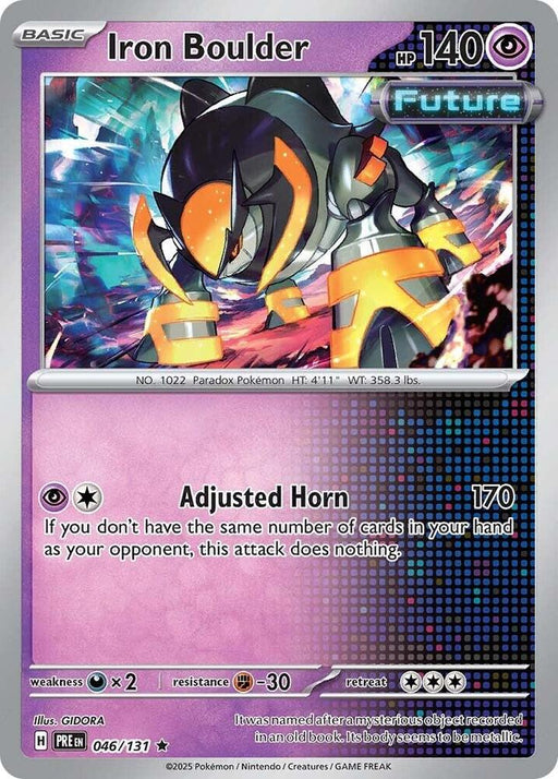 Iron Boulder (046/131) [Scarlet & Violet: Prismatic Evolutions] 