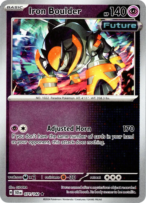 Iron Boulder (071/142) [Scarlet & Violet: Stellar Crown] 