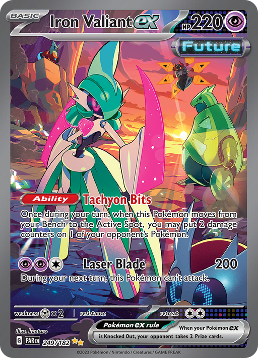 Iron Valiant ex (249/182) [Scarlet & Violet: Paradox Rift] 