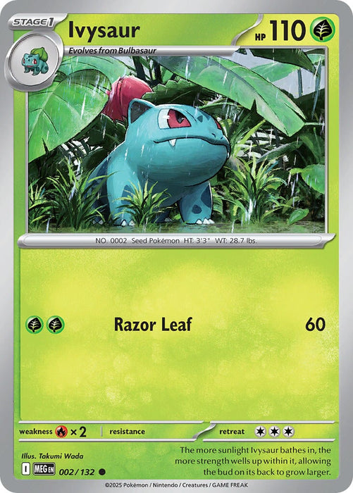 Ivysaur (002/132) [Mega Evolution: Base Set] 