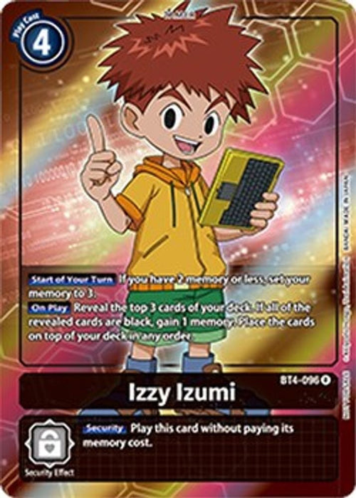 Izzy Izumi (Box Topper) (#BT4-096 R) (Great Legend) Near Mint Foil 