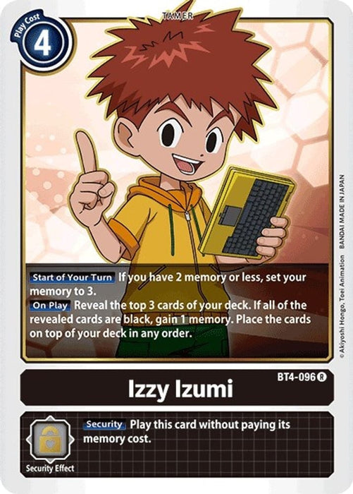 Izzy Izumi (#BT4-096 R) (Great Legend) Near Mint 