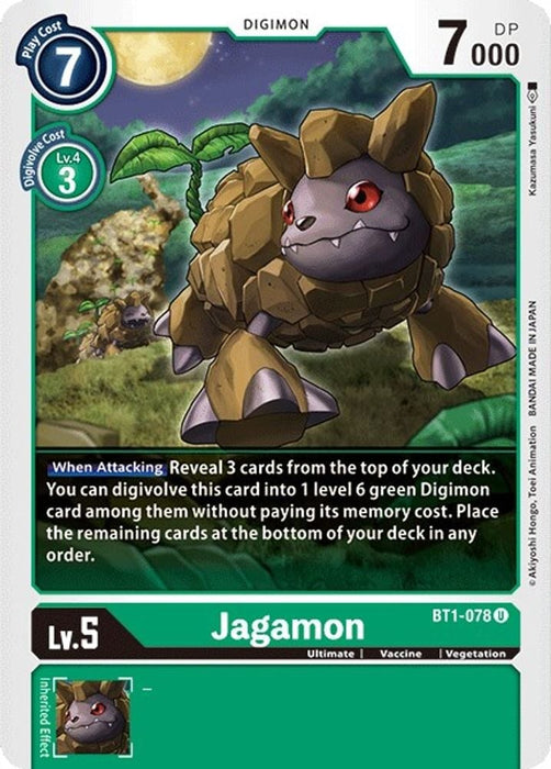 Jagamon (#BT1-078 U) (Release Special Booster 1.0) Near Mint 