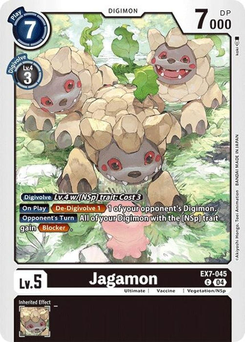 Jagamon (#EX7-045 C) (Digimon LIBERATOR) Near Mint 