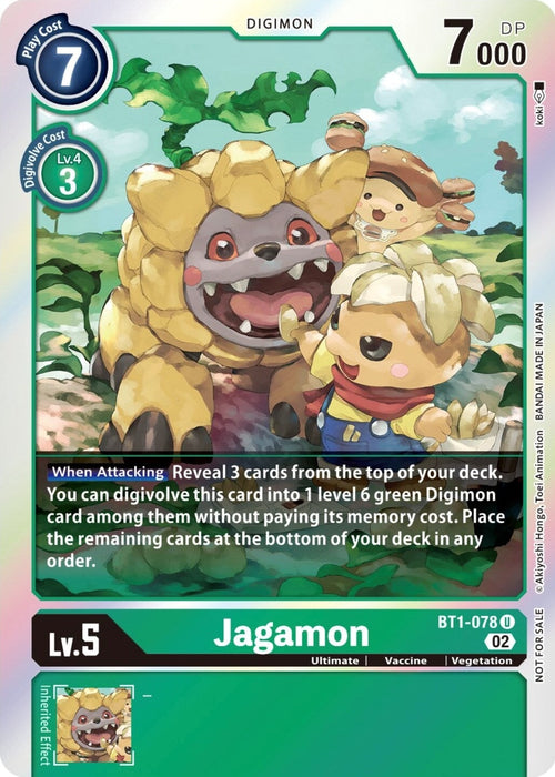 Jagamon (Official Tournament Pack Vol. 7) (BT1-078 U) 
