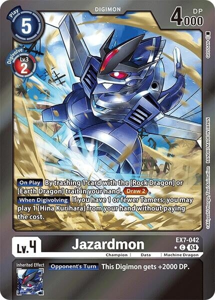 Jazardmon (Foil) (EX7-042 C) 