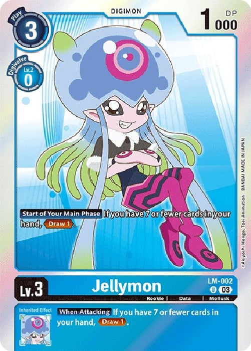Jellymon (English Exclusive) (#LM-002 U) (Exceed Apocalypse) Near Mint Foil 
