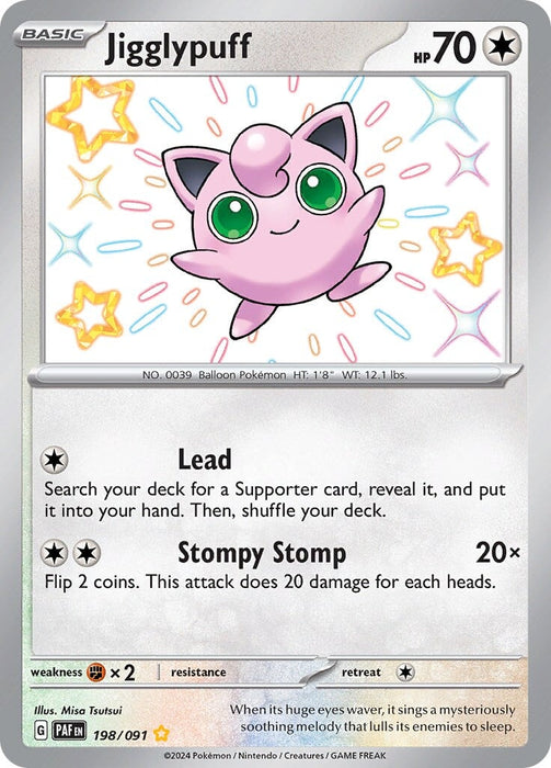 Jigglypuff (198/091) [Scarlet & Violet: Paldean Fates] 