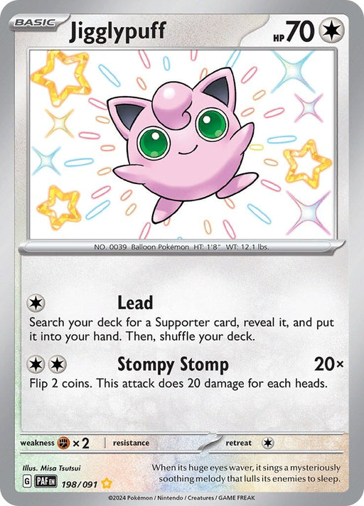 Jigglypuff (198/091) [Scarlet & Violet: Paldean Fates] 