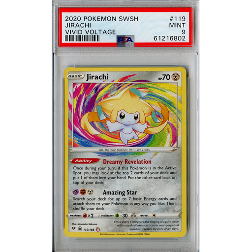 Jirachi (119/185) - Amazing Rare - Vivid Voltage [PSA 9] 