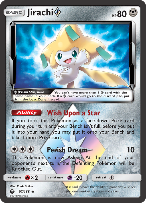 Jirachi Prism Star [SM - Celestial Storm] 
