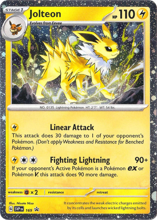 Jolteon (169) (Cosmos Holo) [Scarlet & Violet: Black Star Promos] 