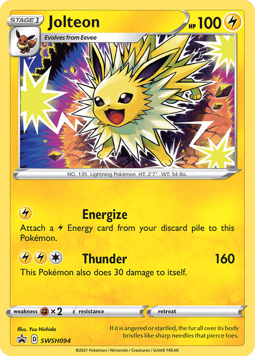 Jolteon (SWSH094) [Sword & Shield: Black Star Promos] 