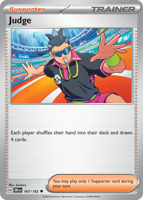 Judge (167/182) [Scarlet & Violet: Destined Rivals] 