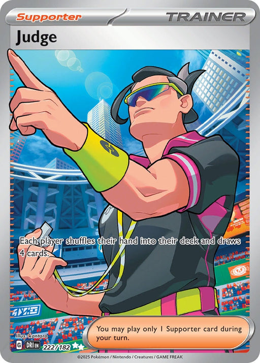 Judge (222/182) [Scarlet & Violet: Destined Rivals] 