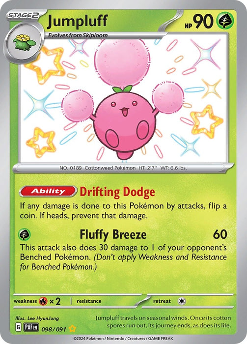 Jumpluff (098/091) [Scarlet & Violet: Paldean Fates] 