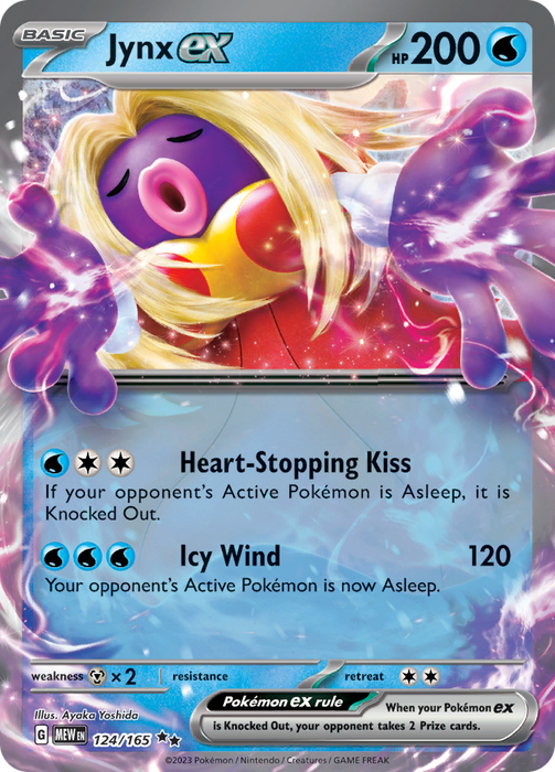 Jynx ex (124/165) [Scarlet & Violet: 151] 
