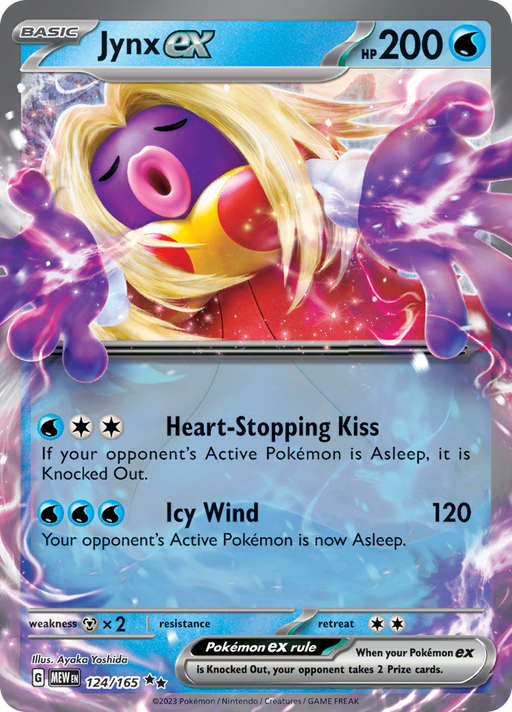 Jynx ex (124/165) [Scarlet & Violet: 151] 