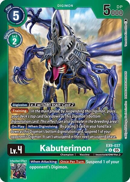 Kabuterimon (Limited Foil) (EX9-037 U) 