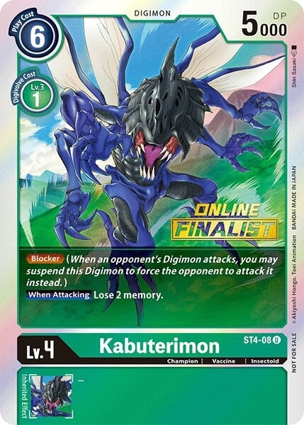 Kabuterimon - ST4-08 (2021 Championship Online Regional) [Online Finalist] (ST4-08 U) 