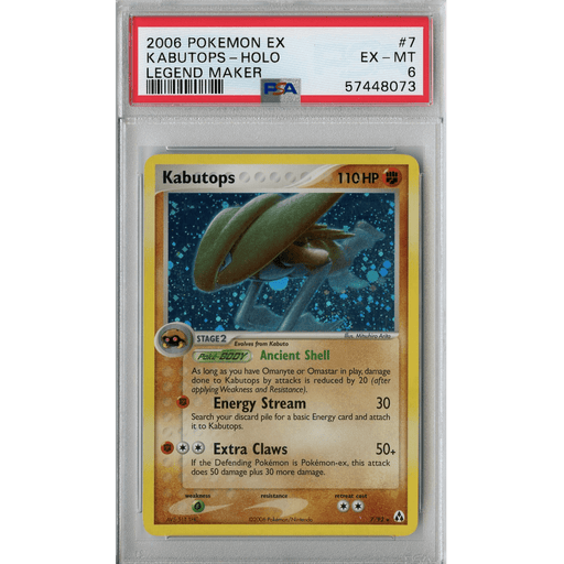 Kabutops (7/92) - Holo Rare - Legend Maker [PSA 6] 