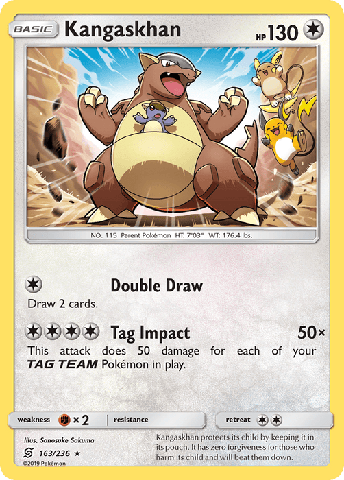 Kangaskhan (163/236) [Sun & Moon: Unified Minds] 