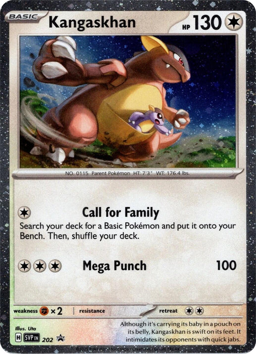 Kangaskhan (202) (Cosmos Holo) [Scarlet & Violet: Black Star Promos] 