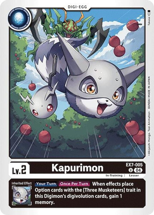 Kapurimon (#EX7-005 U) (Digimon LIBERATOR) Near Mint 
