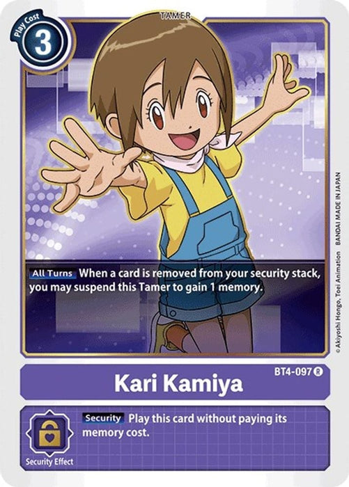 Kari Kamiya (#BT4-097 R) (Great Legend) Near Mint 