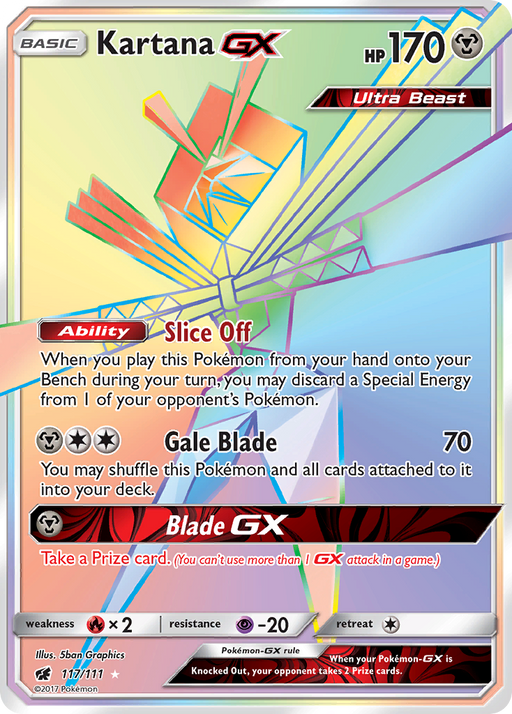 Kartana GX (Secret) [SM - Crimson Invasion] 