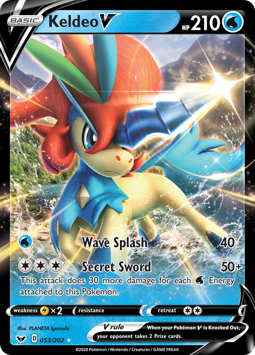 Keldeo V [SWSH01: Sword & Shield Base Set] 