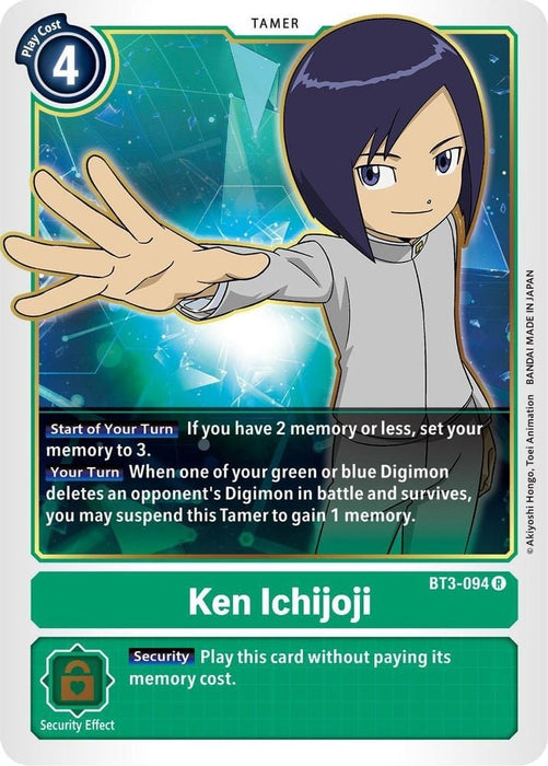 Ken Ichijoji (#BT3-094 R) (Release Special Booster 1.5) Near Mint 
