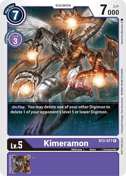 Kimeramon - BT2-077 (Battle of Omni Pre-Release) (BT2-077 R) 