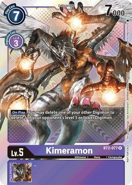 Kimeramon - BT2-077 (Official Tournament Pack Vol.4) (BT2-077 R) 