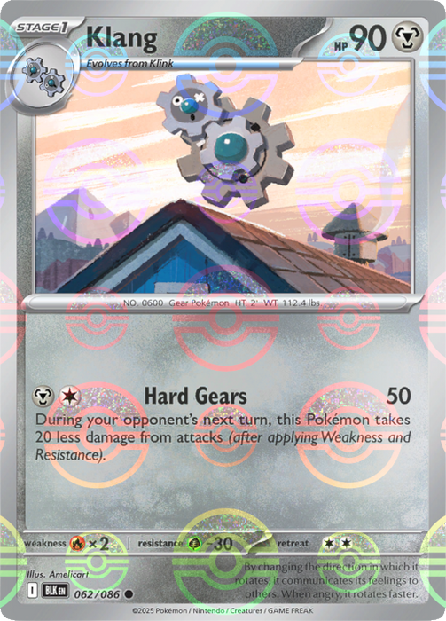 Klang (062/086) (Poke Ball Pattern) [Scarlet & Violet: Black Bolt] 