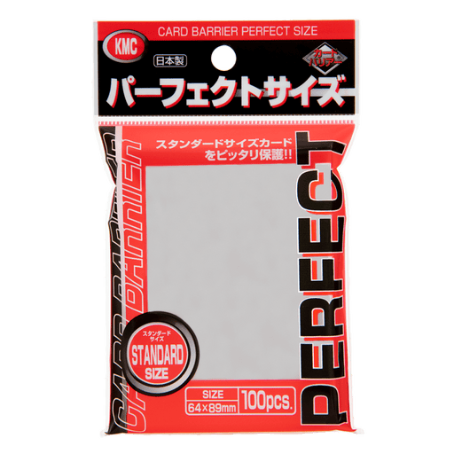 KMC Top Load Perfect Size Sleeves (JP) - Standard Size (100) 