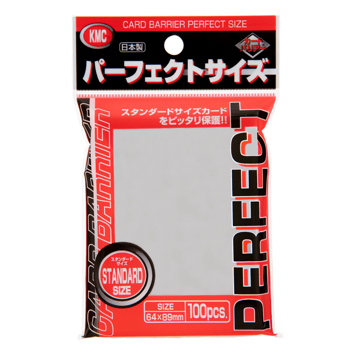 KMC Top Load Perfect Size Sleeves (JP) - Standard Size (100) 