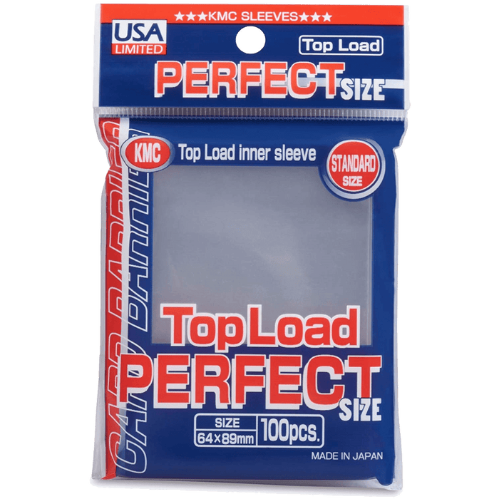 KMC Top Load Perfect Size Sleeves - Standard Size (100) 