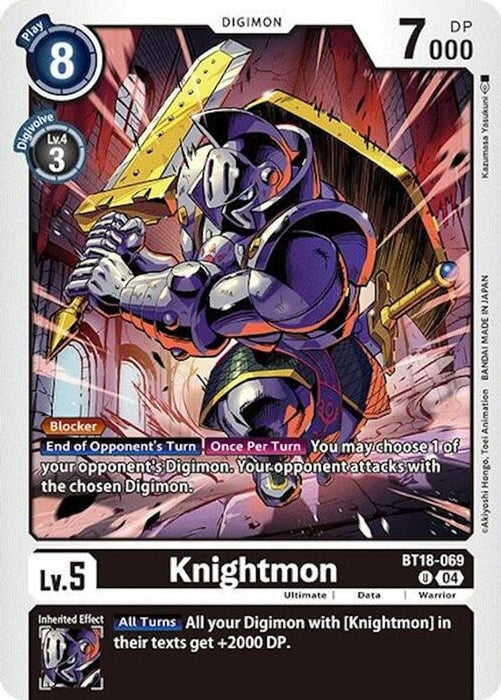 Knightmon (#BT18-069 U) (Release Special Booster 2.0) Near Mint 