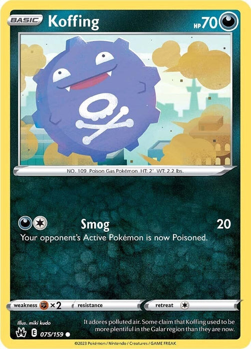 Koffing (075/159) [Crown Zenith] 