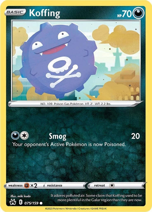 Koffing (075/159) [Crown Zenith] 