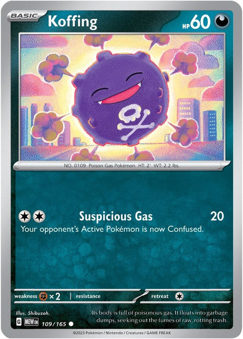 Koffing (109/165) [Scarlet & Violet: 151] 