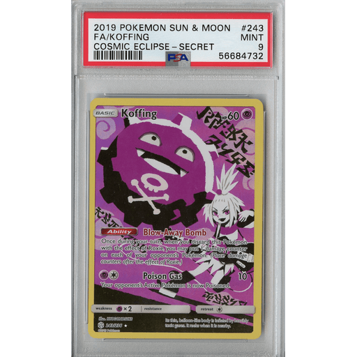 Koffing (243/236) - Full Art - Cosmic Eclipse [PSA 9] 